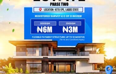 Richmond Estate Phase Two – Ketu Epe